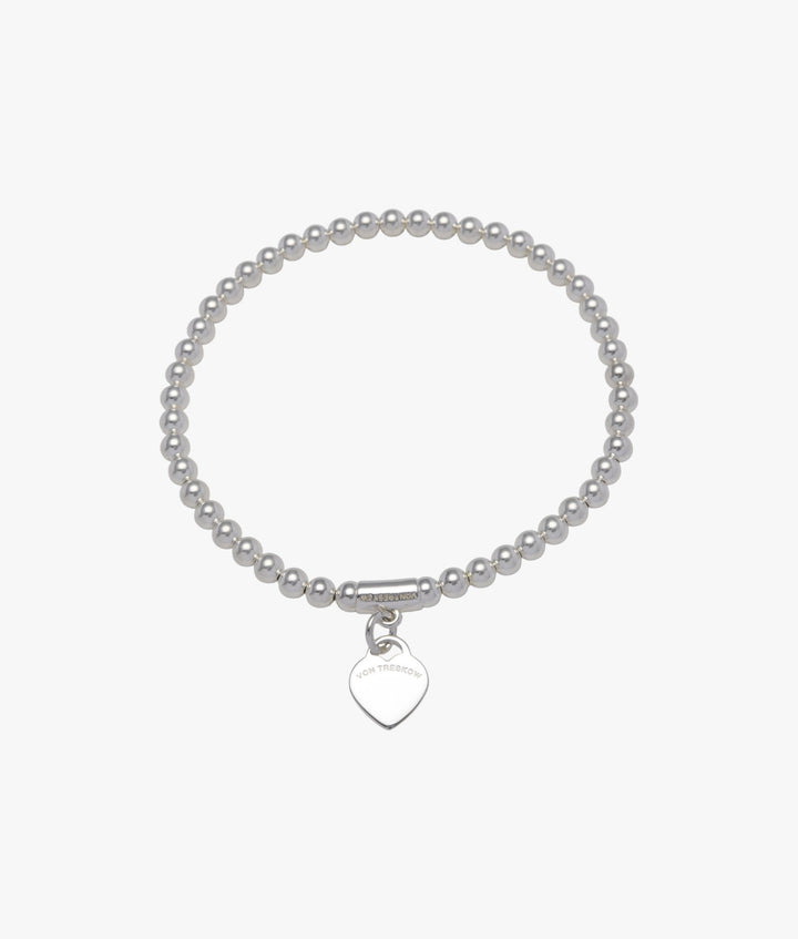 Stretchy bracelet with VT flat heart