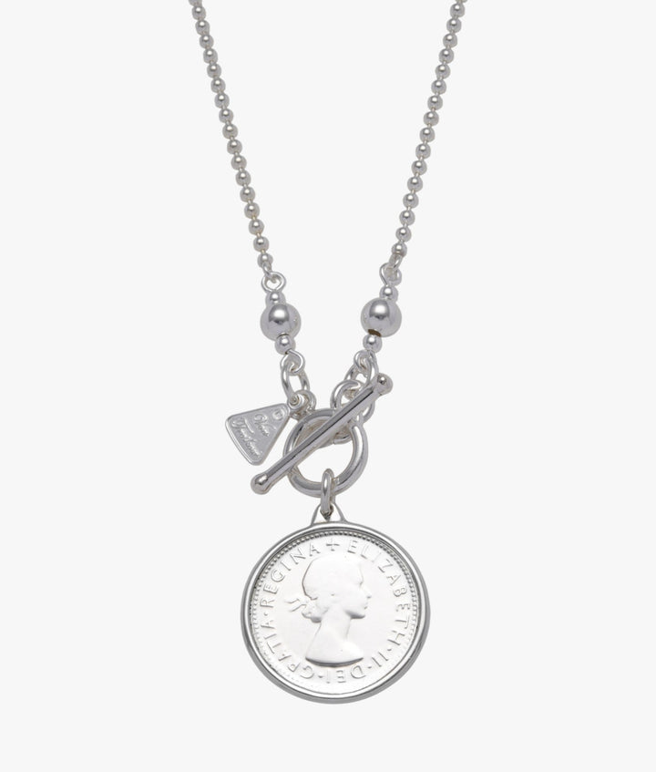 Ball Chain Shilling Necklace Von Treskow