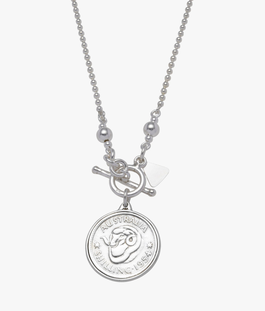 Ball Chain Shilling Necklace Von Treskow