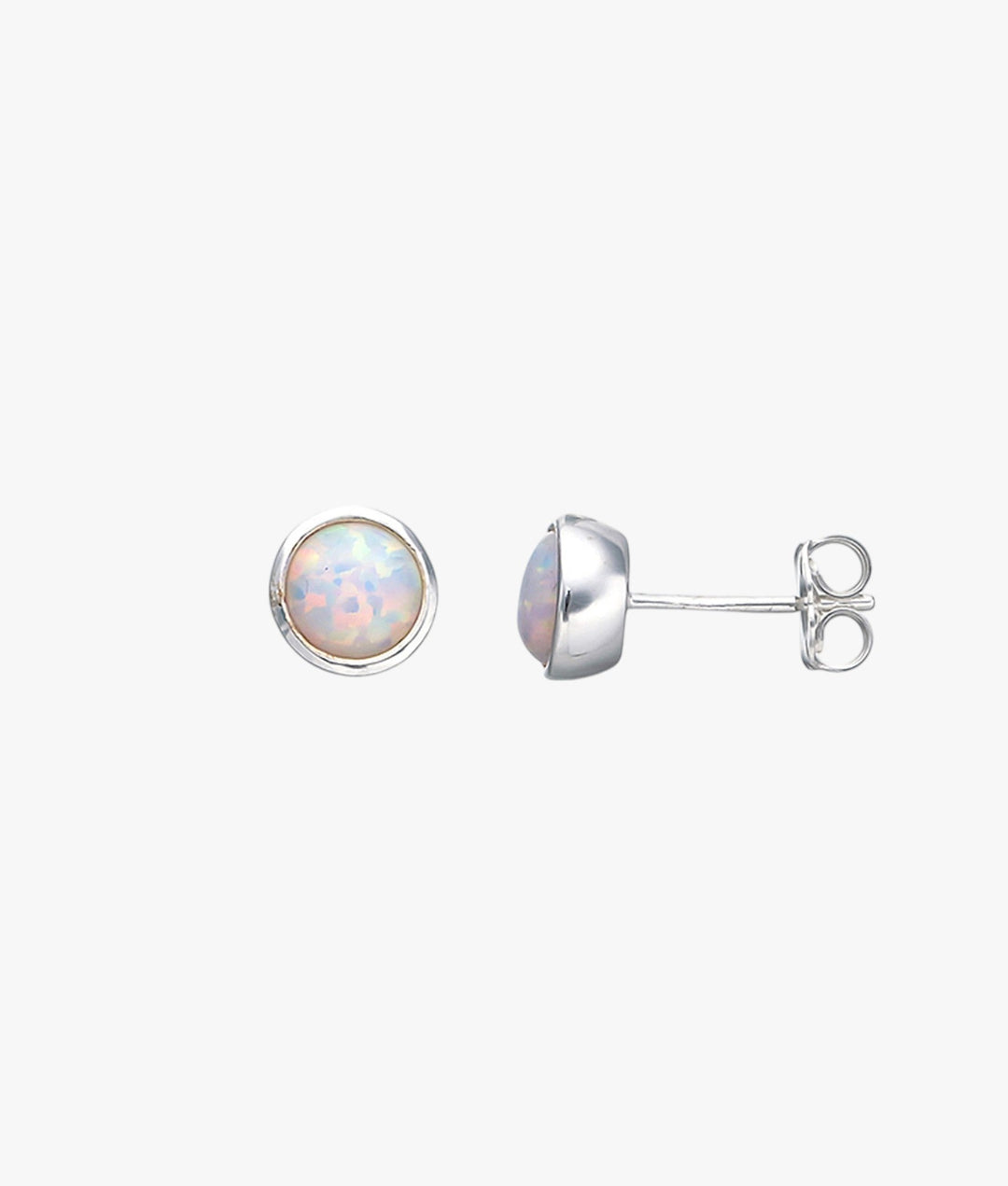Cased Czelline Opal Round Studs
