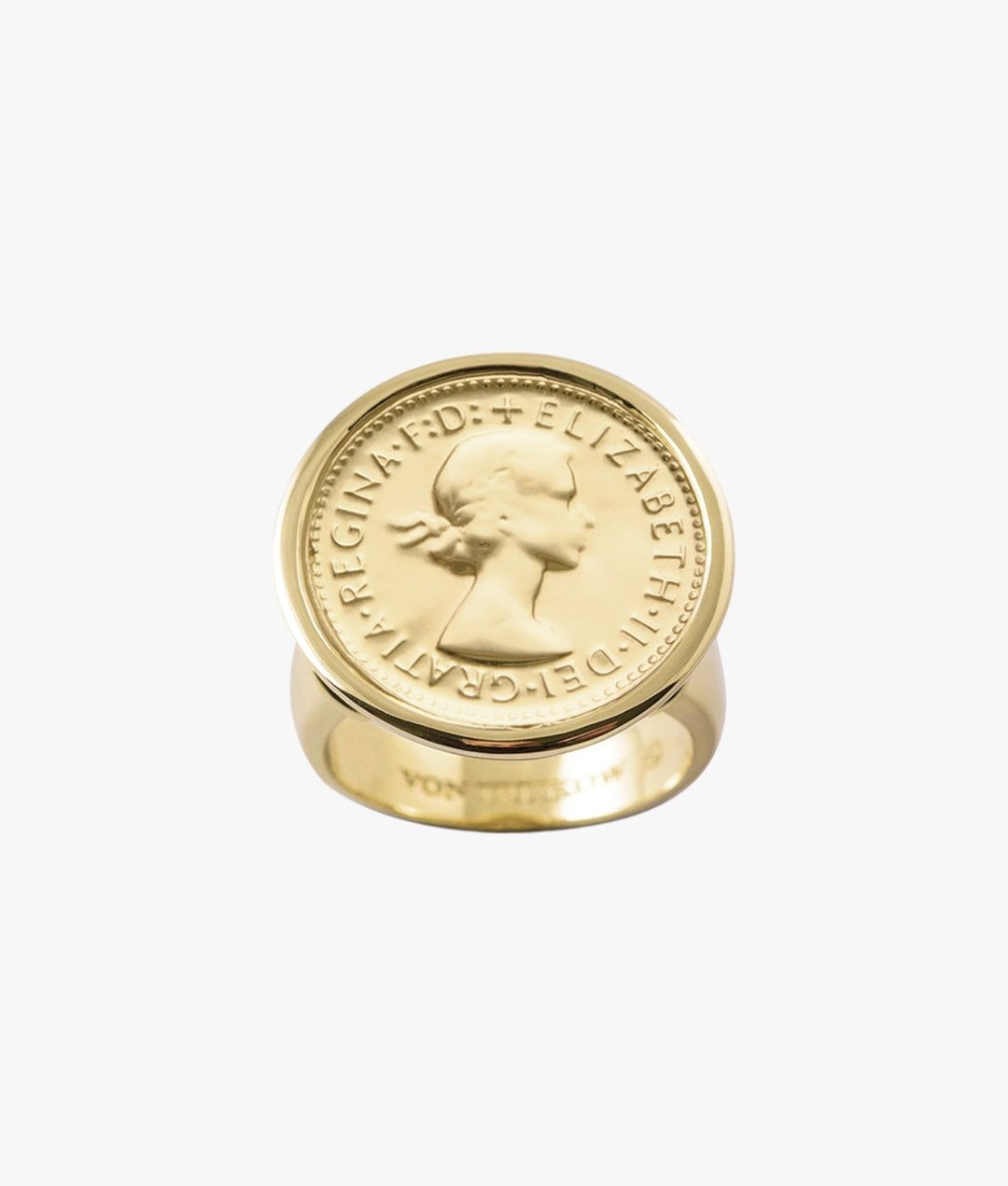 Sixpence Coin Ring Von Treskow