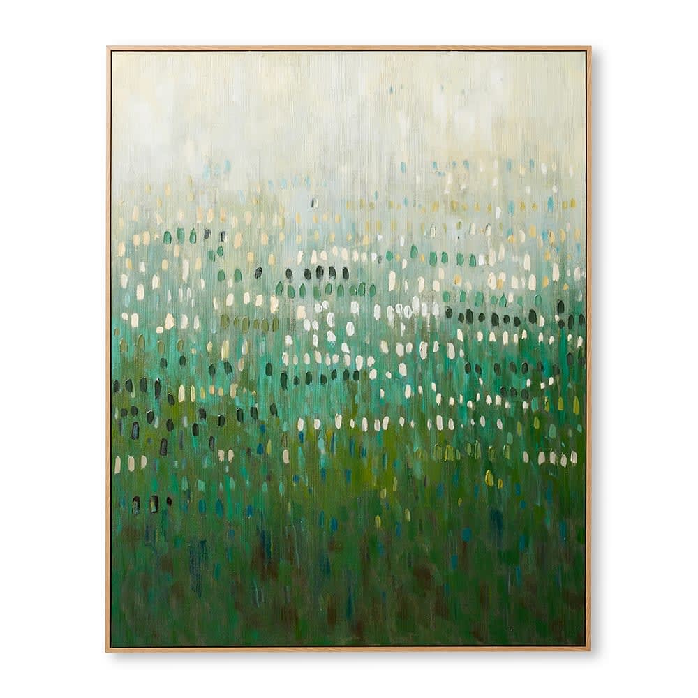 Bontle Hand Painted Wall Art Green - 120 x 5 x 150cm painting Elme Living