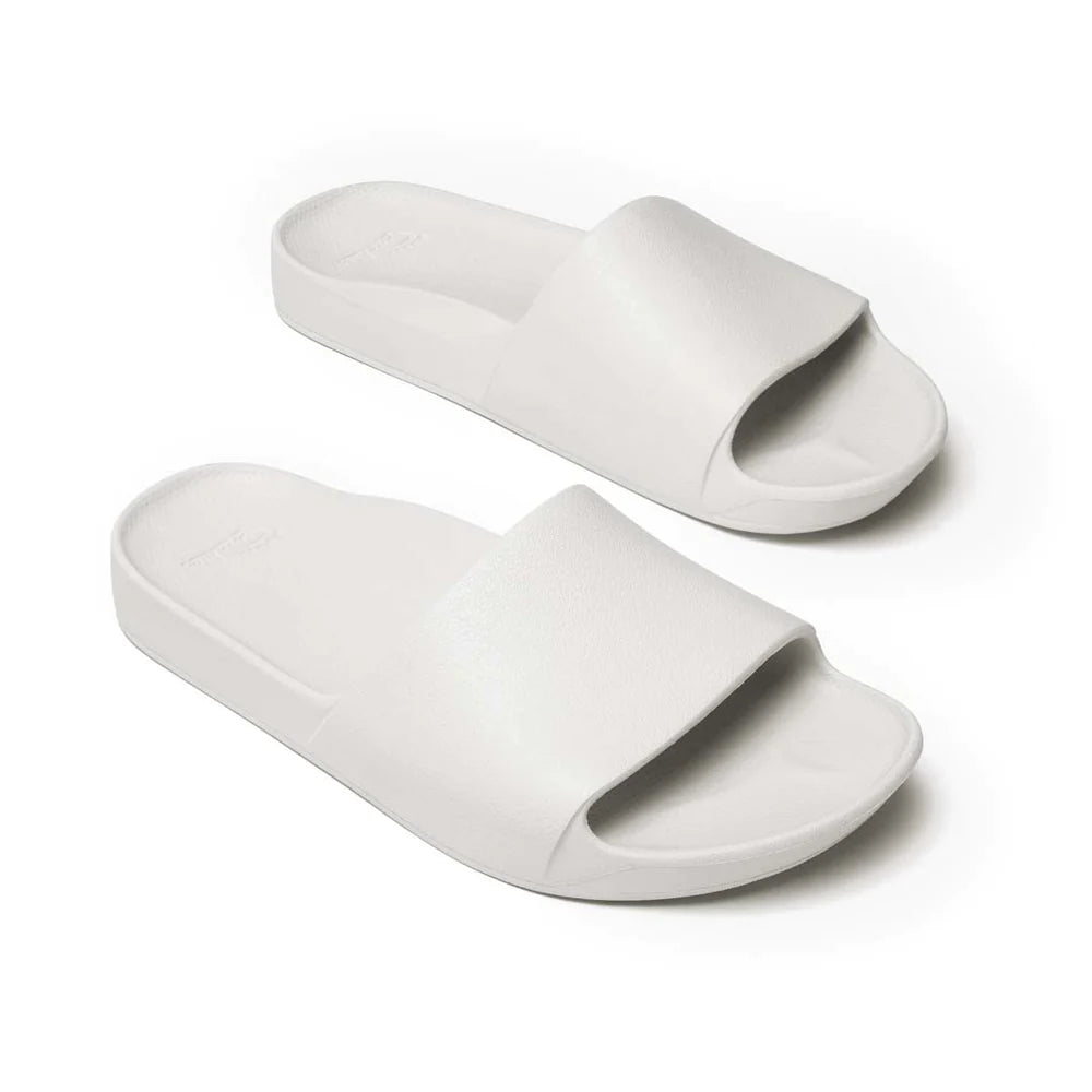 Archies Support Slides - White Shoes Archies   