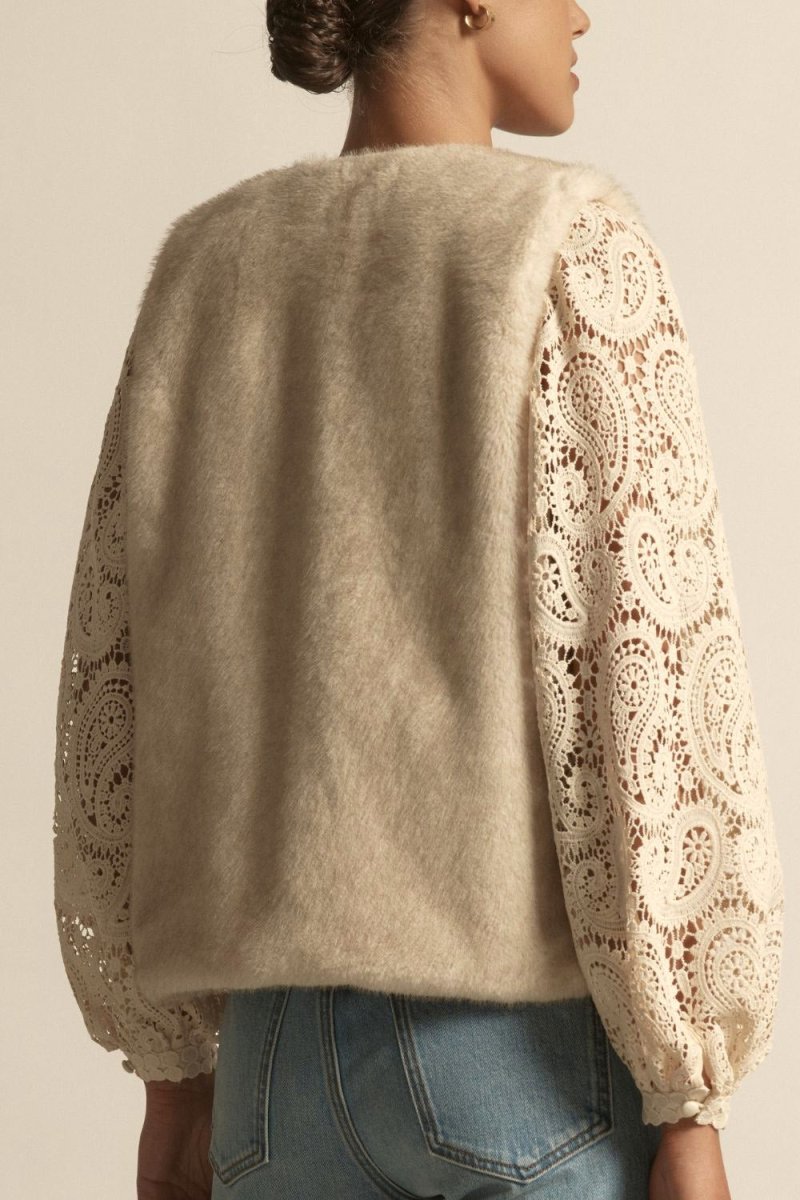 affirm vest - ecru vest Zoe Kratzmann