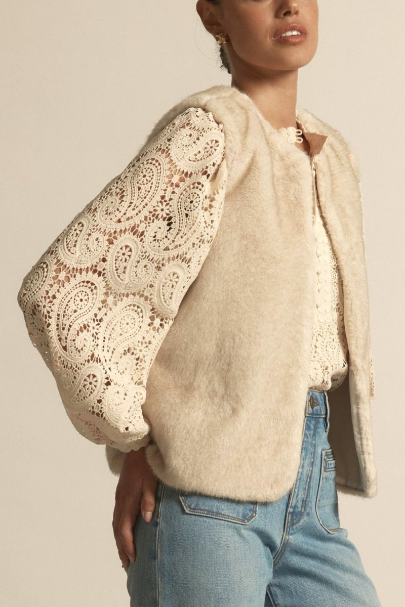 affirm vest - ecru vest Zoe Kratzmann