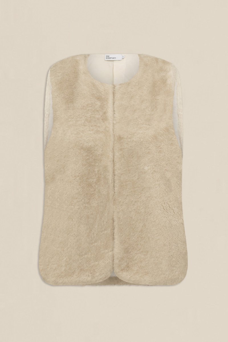 affirm vest - ecru vest Zoe Kratzmann