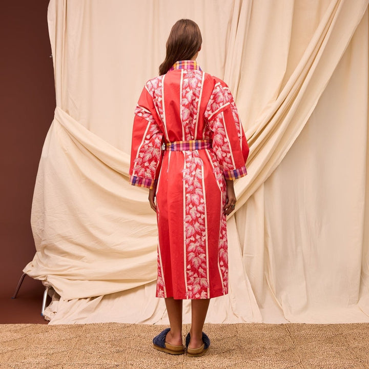 Agata Cotton Robe NEW Sage &amp; Clare
