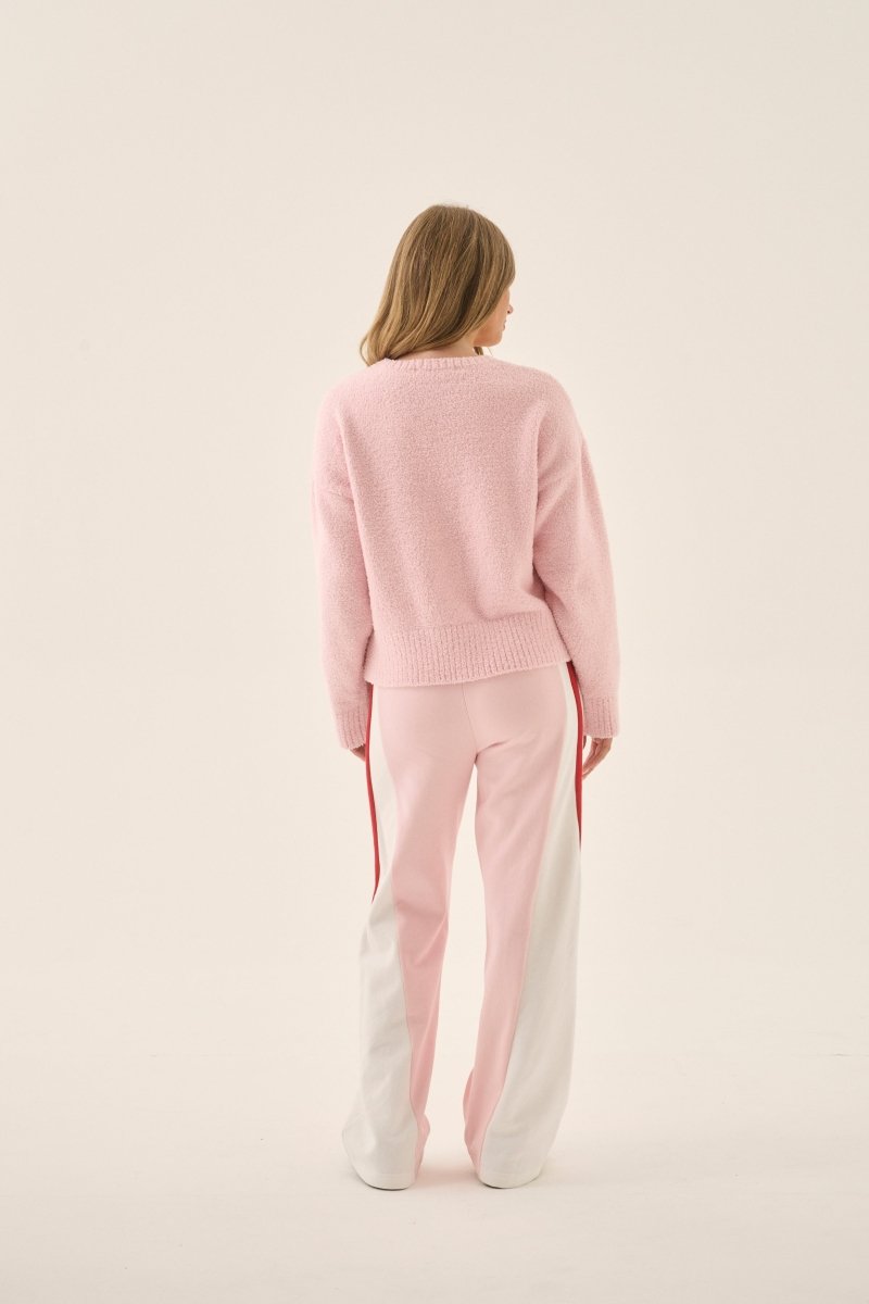 Aimes Shell Cardigan Ballet Pink cardigan Araminta James