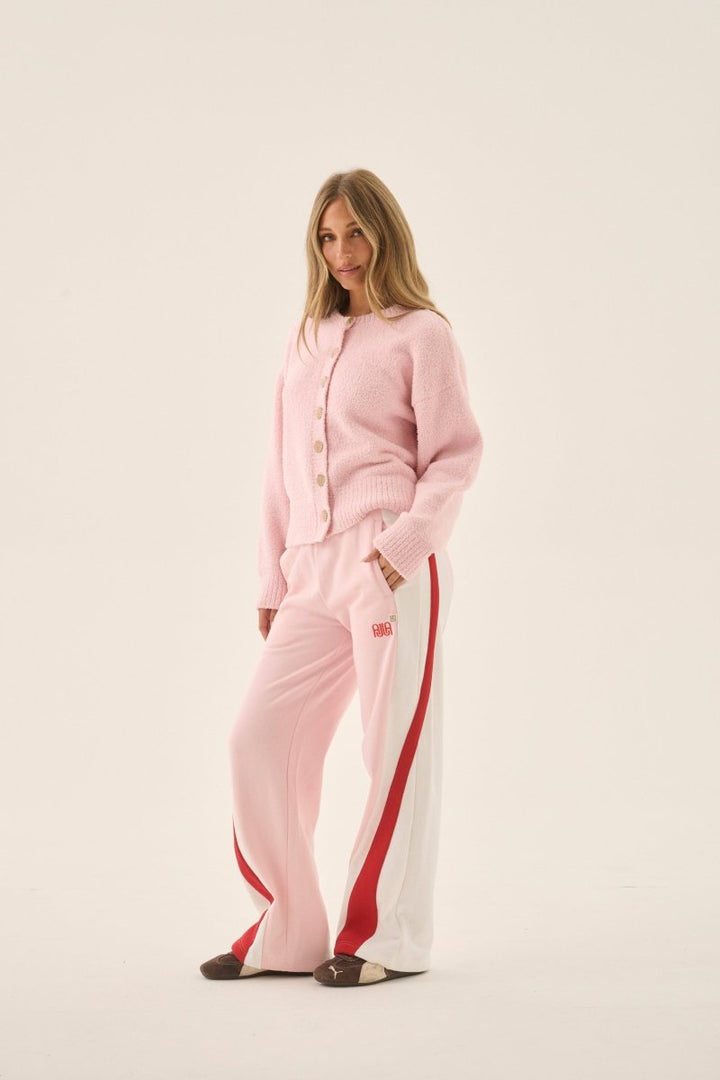 Aimes Shell Cardigan Ballet Pink cardigan Araminta James