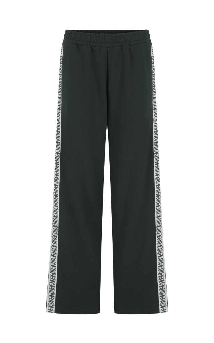 AJ Wide Leg Trackpant Washed Black track pants Araminta James