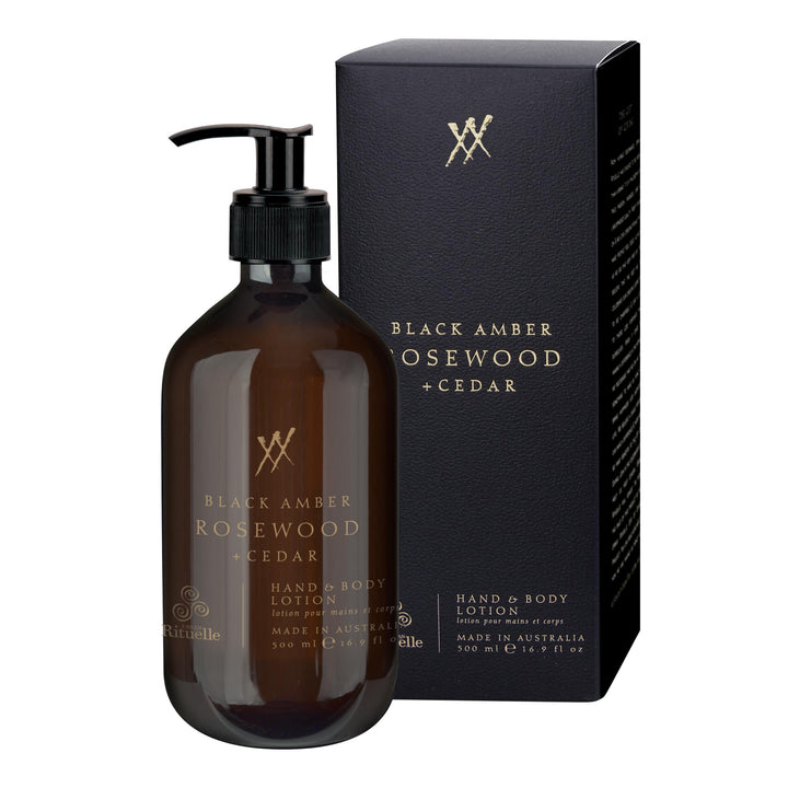 Black Amber, Rosewood & Cedar<br> Hand & Body Lotion | 500ml Urban Rituelle