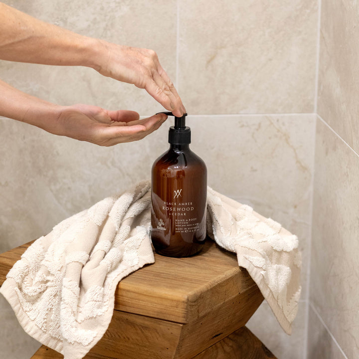 Black Amber, Rosewood & Cedar<br> Hand & Body Lotion | 500ml Urban Rituelle