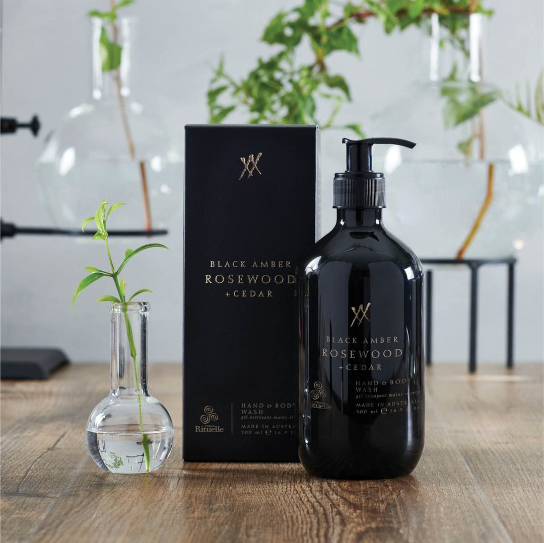 Urban Rituelle EQ 500m Hand and Body Wash - Black Amber Candles Urban Rituelle   
