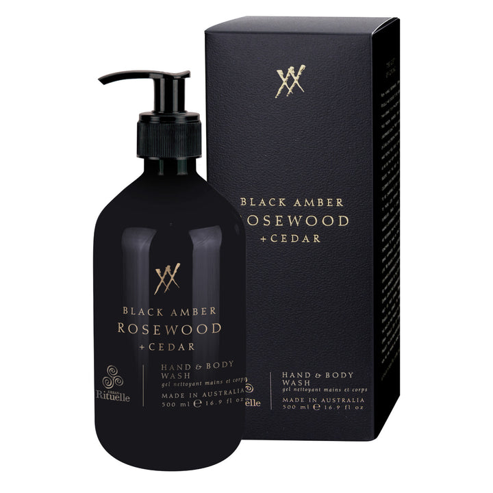 Urban Rituelle EQ 500m Hand and Body Wash - Black Amber Candles Urban Rituelle   