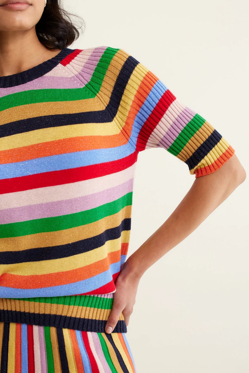 Alessandra Avenue Top - Rainbow Shirt Alessandra