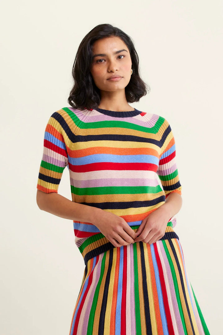 Alessandra Avenue Top - Rainbow Shirt Alessandra