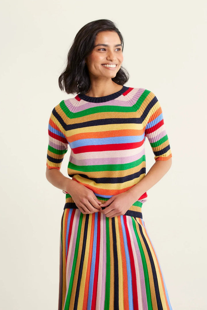 Alessandra Avenue Top - Rainbow Shirt Alessandra