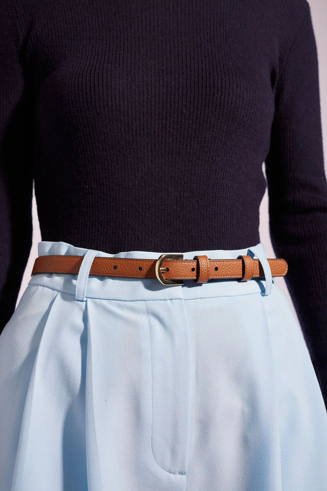 Alessandra Bertie Belt - Tan belt Alessandra