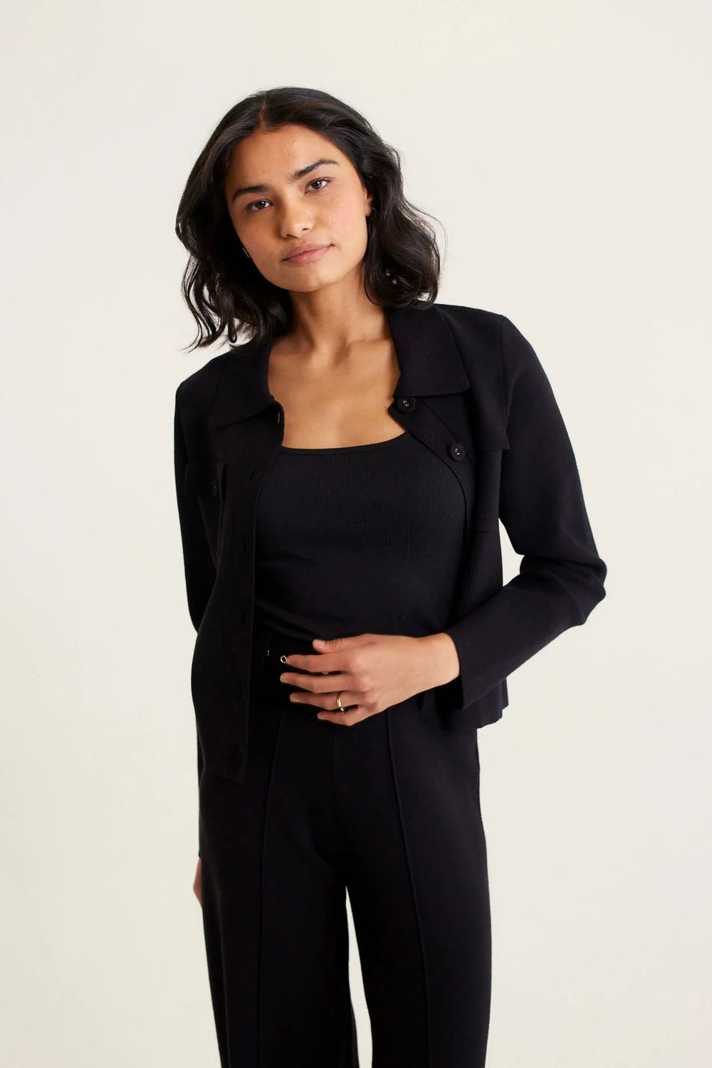 Alessandra Carter Jacket - Black Coats & Jackets Alessandra
