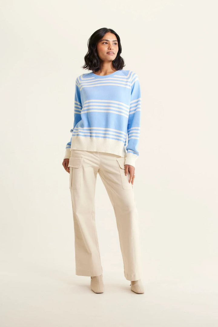 Alessandra Cascade Sweater - Cornflour cardigan Alessandra