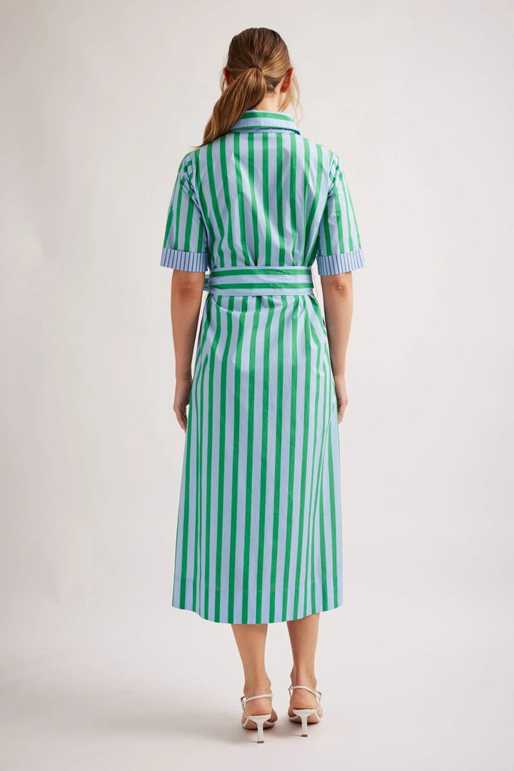 Tartufo Dress - Parasol - Blue Stripe Dresses Alessandra   