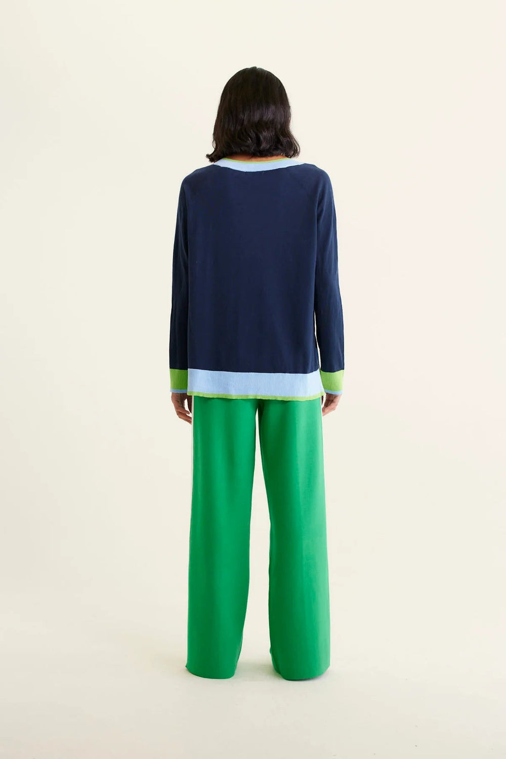 Alessandra Quay Sweater - Navy cardigan Alessandra