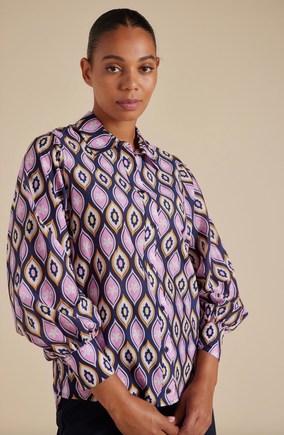 Alessandra Soho Shirt Concerto - Navy Shirt Alessandra