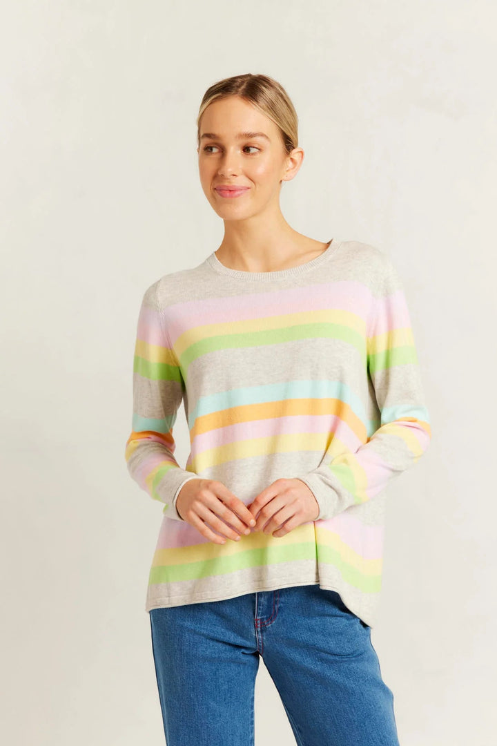 Alessandra Sterling Sweater - Grey Knit knit Alessandra