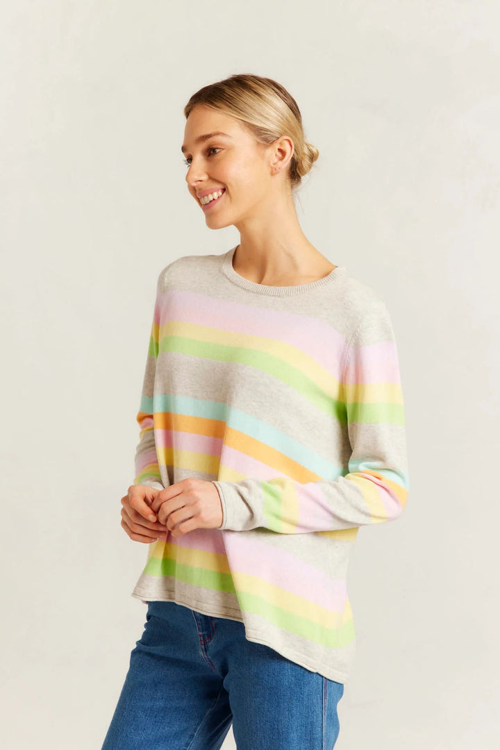 Alessandra Sterling Sweater - Grey Knit knit Alessandra