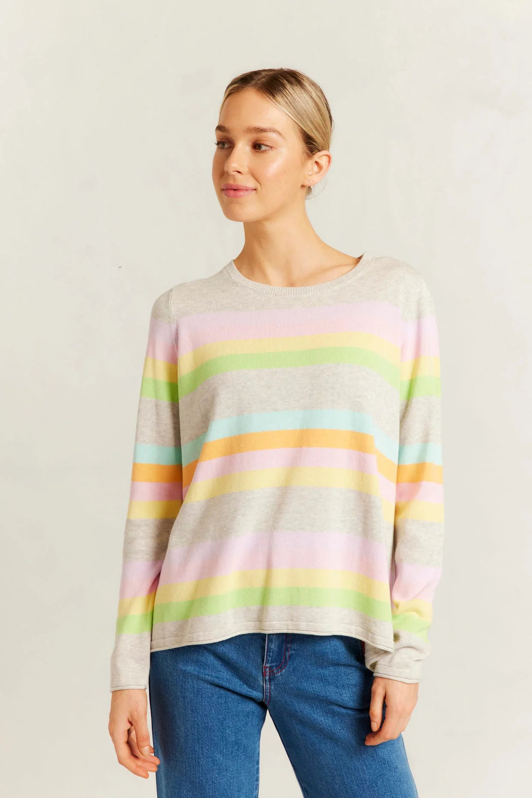 Alessandra Sterling Sweater - Grey Knit knit Alessandra