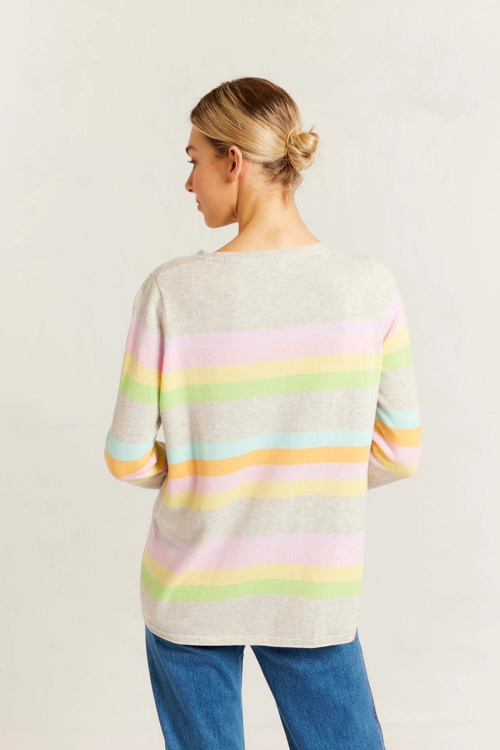 Alessandra Sterling Sweater - Grey Knit knit Alessandra