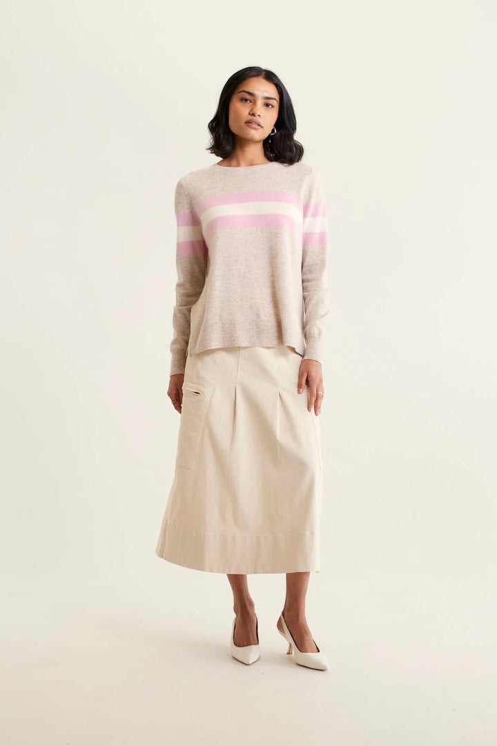 Alessandra York Sweater - Beige knit Alessandra