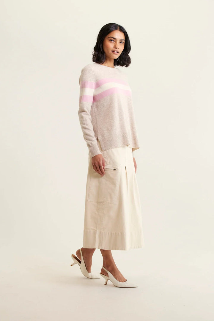 Alessandra York Sweater - Beige knit Alessandra