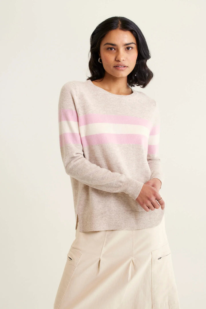 Alessandra York Sweater - Beige knit Alessandra
