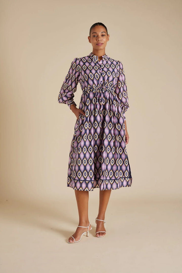 Alessandra Zara Dress - Concerto Navy Dresses Alessandra
