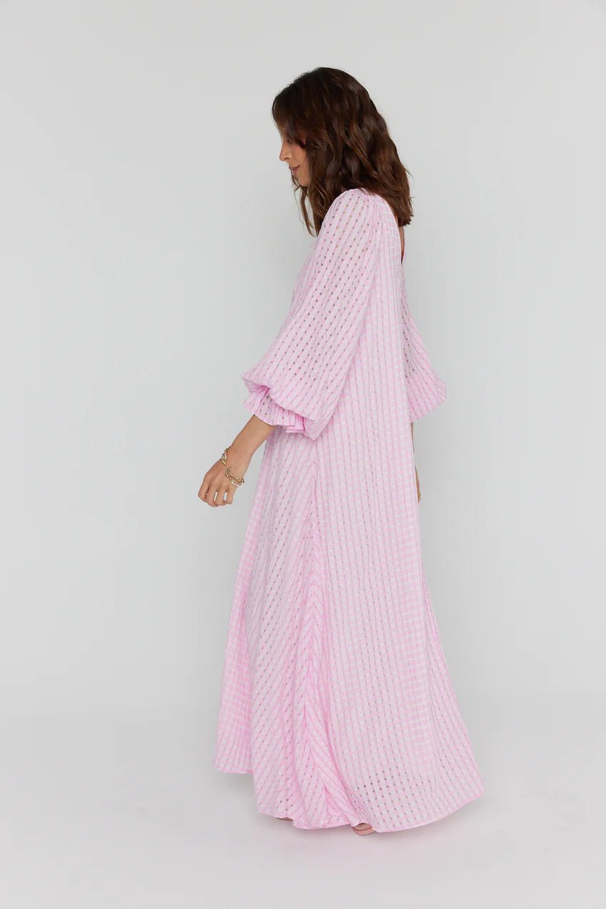 Alexandra Chequer Pink Dress dress Alexandra