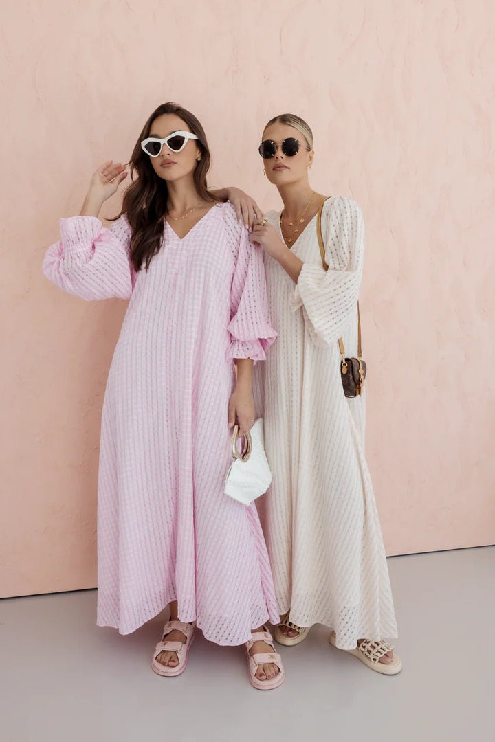 Alexandra Chequer Pink Dress dress Alexandra