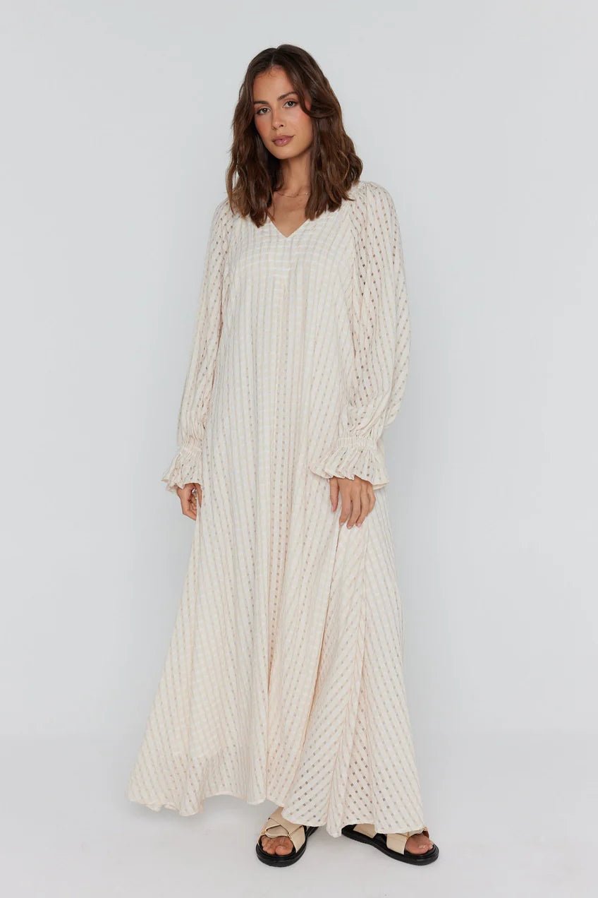 Alexandra Chequer White Dress dress Alexandra