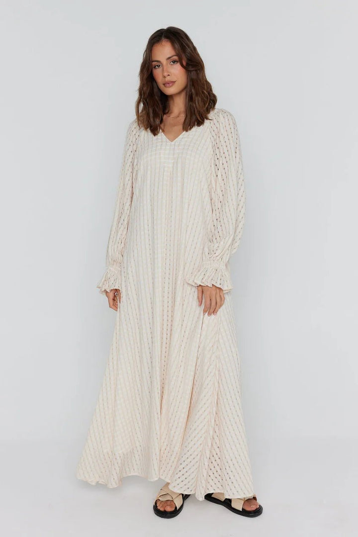 Alexandra Chequer White Dress dress Alexandra