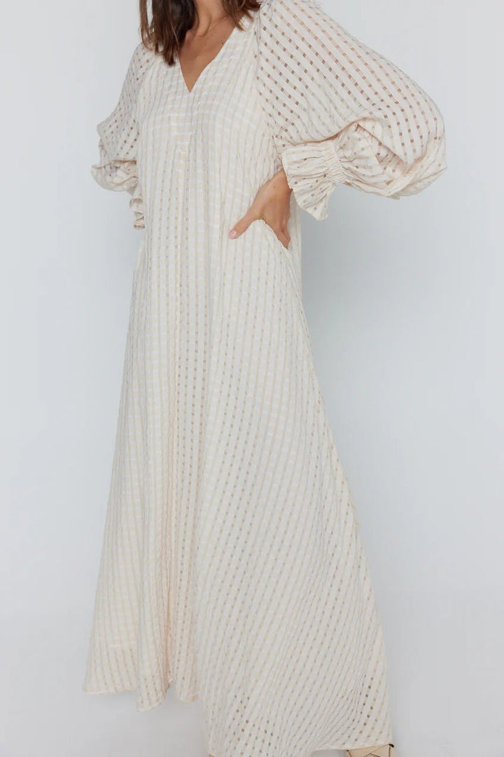 Alexandra Chequer White Dress dress Alexandra