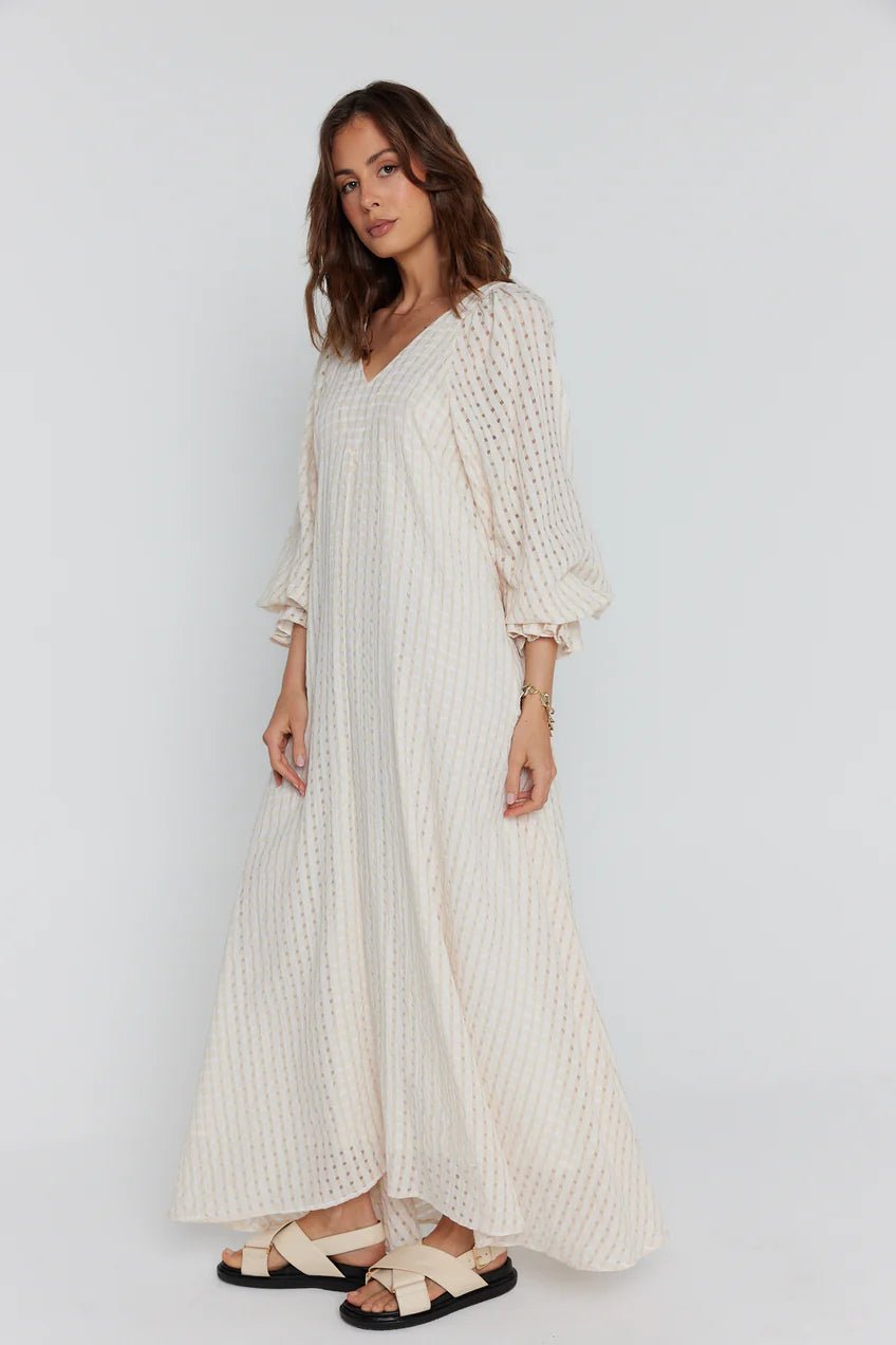 Alexandra Chequer White Dress dress Alexandra