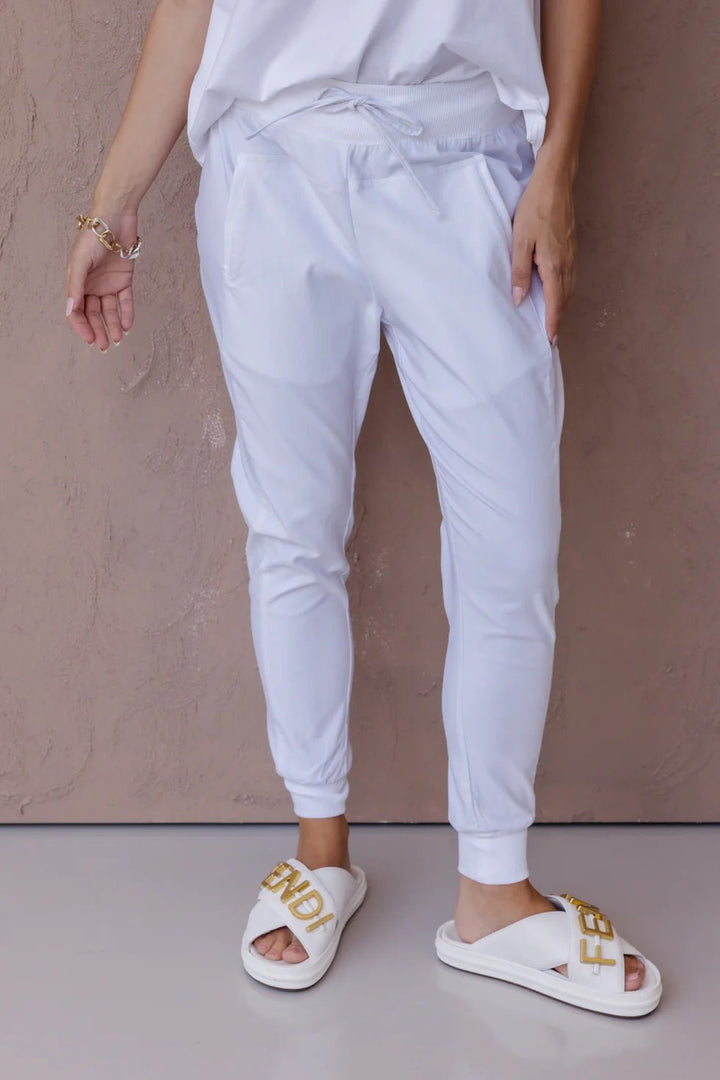Alexandra JOEY pants - White Pant Alexandra