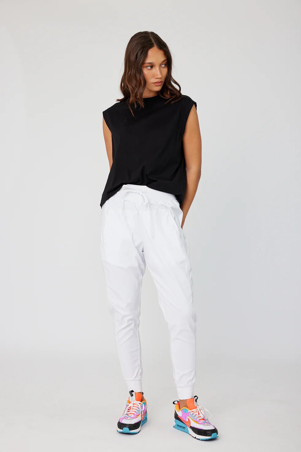 Alexandra JOEY pants - White Pant Alexandra