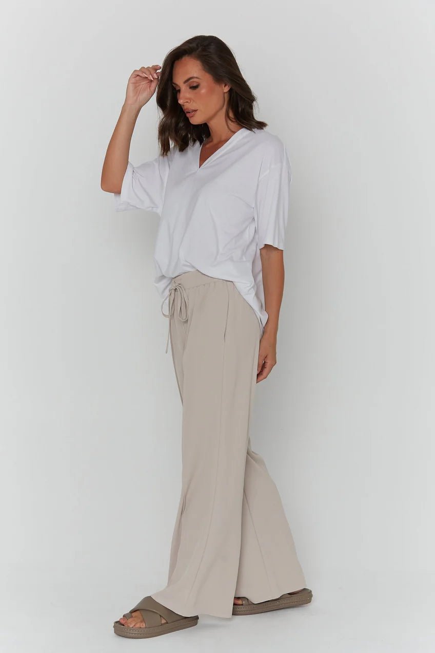 Alexandra Pentagon Pants - Stone Pant Alexandra