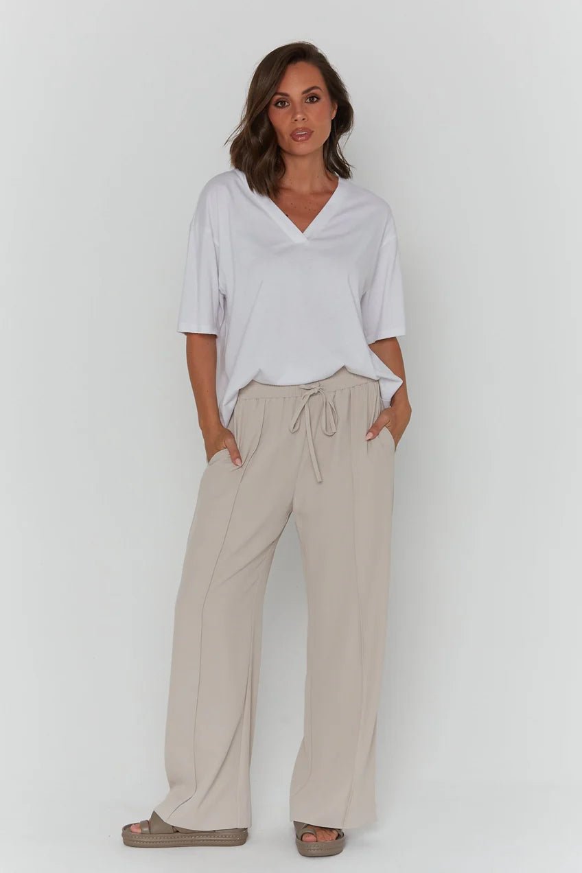 Alexandra Pentagon Pants - Stone Pant Alexandra