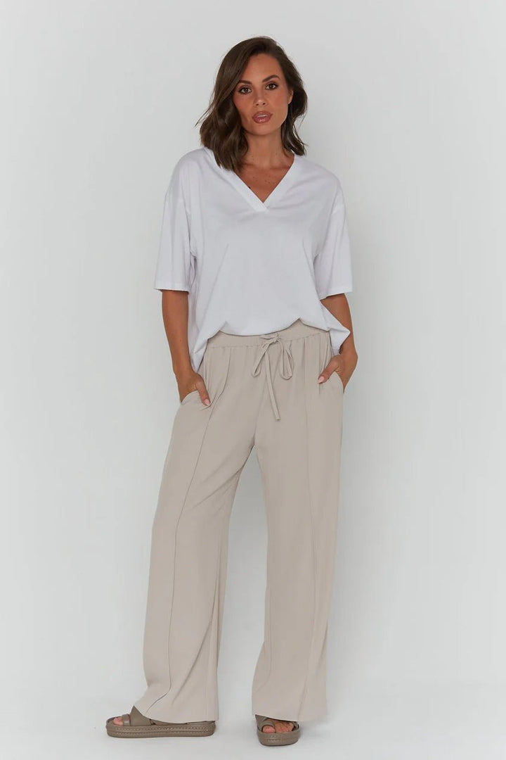 Alexandra Pentagon Pants - Stone Pant Alexandra