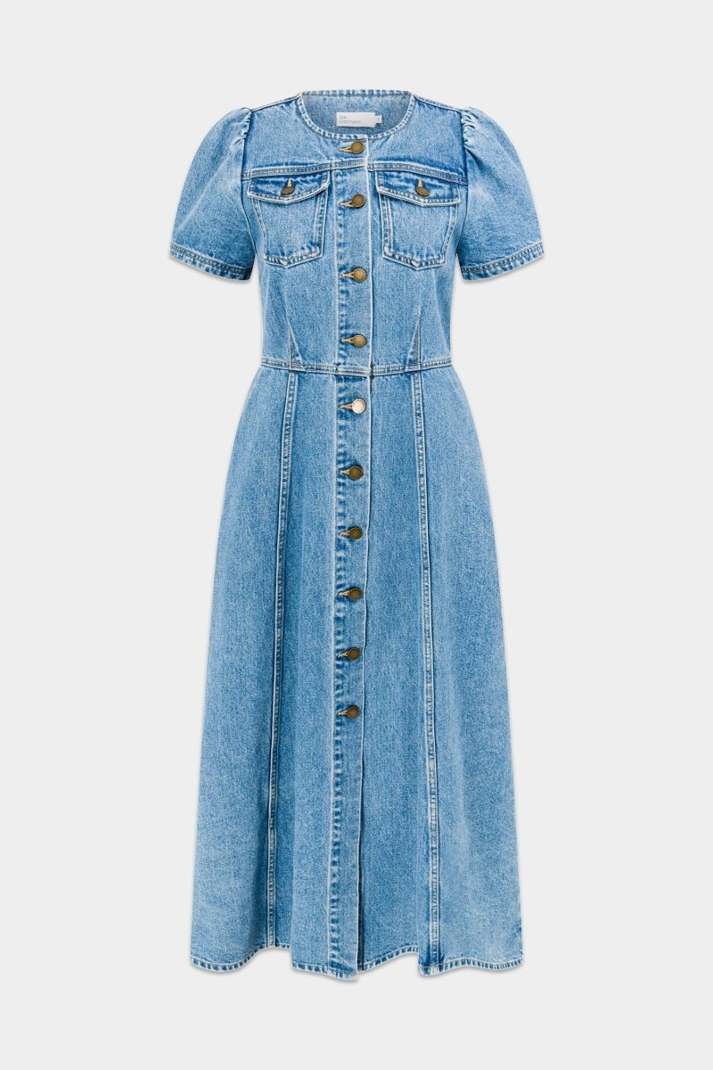 allude dress - mid denim dress Zoe Kratzmann