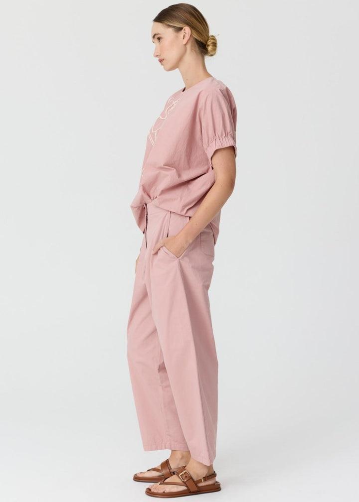 Alma Barrel Pant - Pink - Stanleyandstone