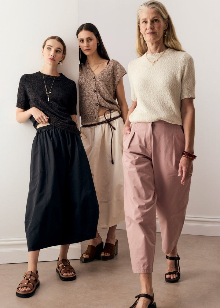 Alma Barrel Pant - Pink - Stanleyandstone