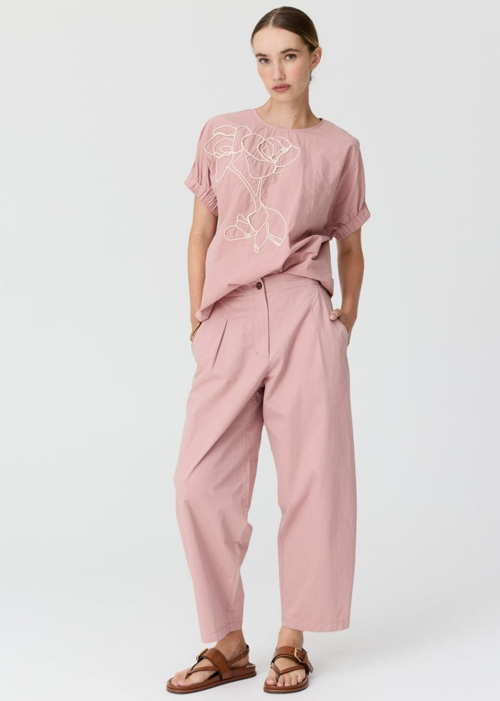 Alma Barrel Pant - Pink - Stanleyandstone